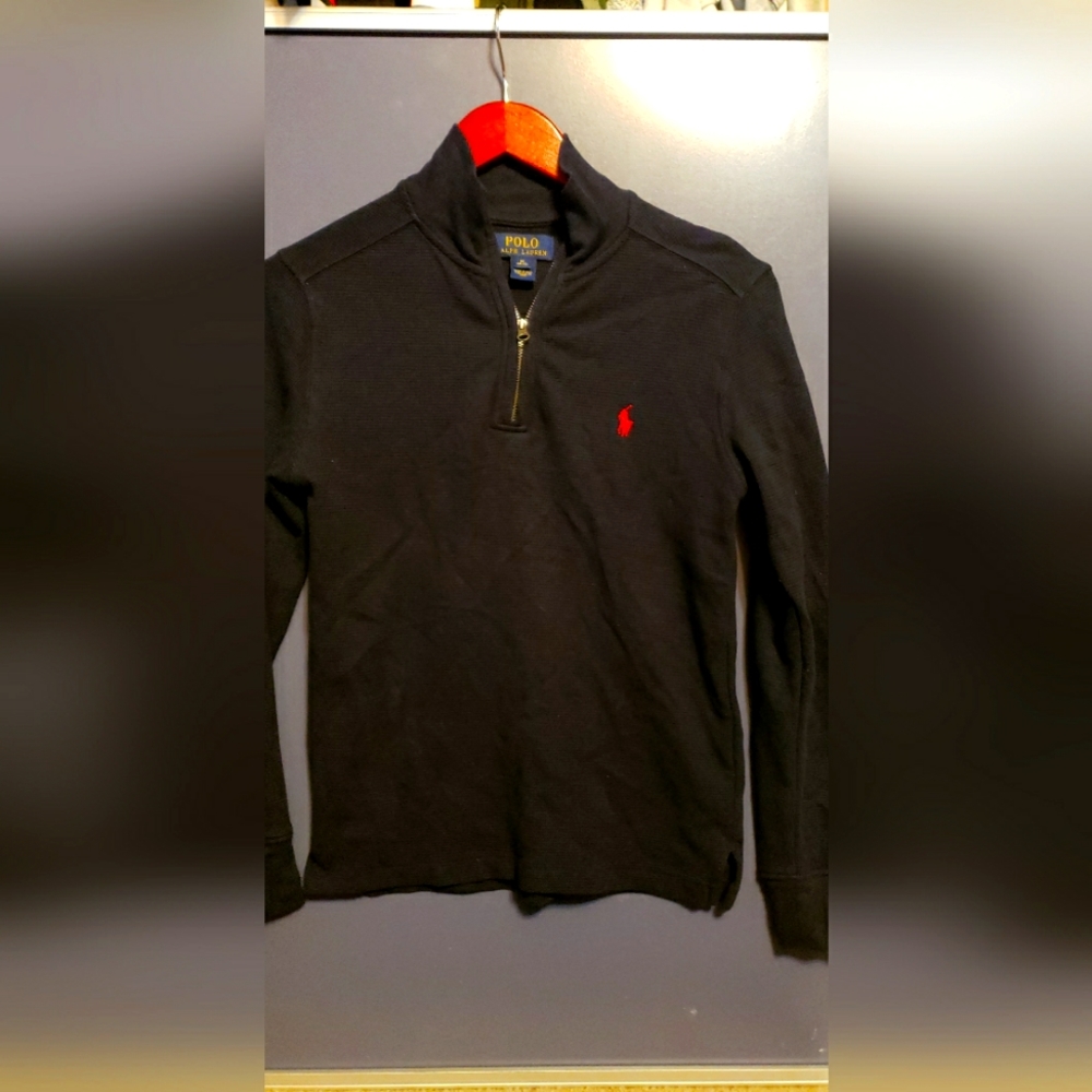 Ralph Lauren Navy Blue Long Sleeve Thermal M 10/12